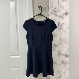 Lulus Scalloped Cap Sleeve Dress